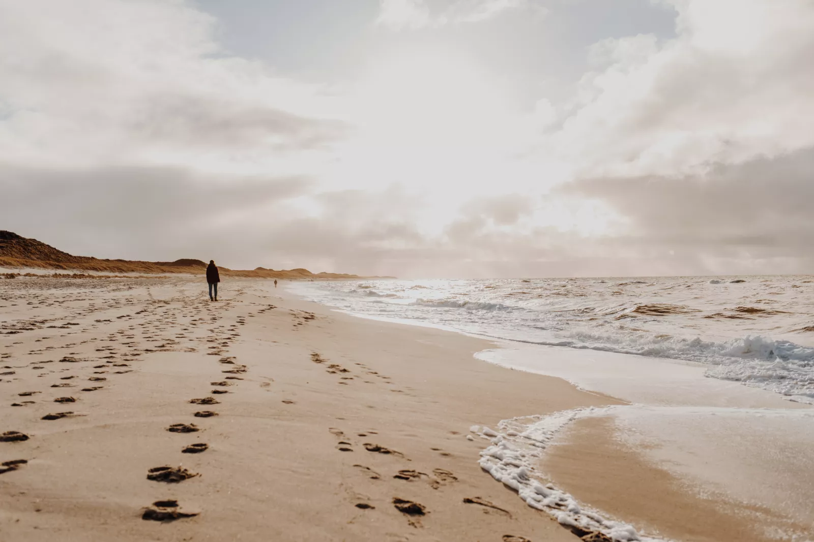 Strand in Rantum im Winter