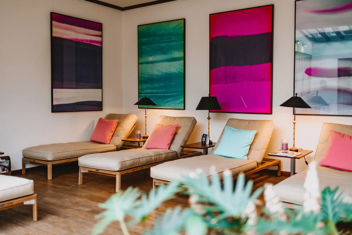 Hotel Stadt Hamburg: Liegen im Quiara Spa Wellnessbereich