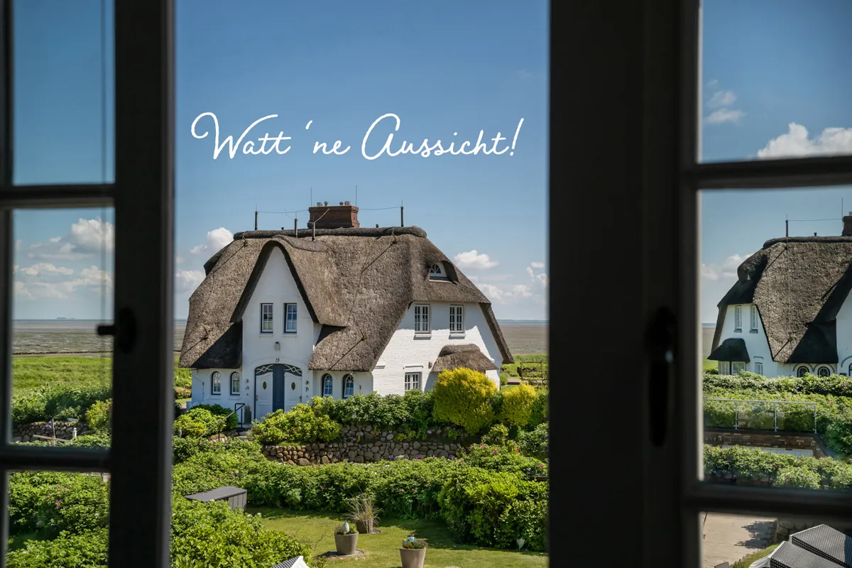Hotel Strandvogtei Sylt: Aussicht auf das Wattenmeer