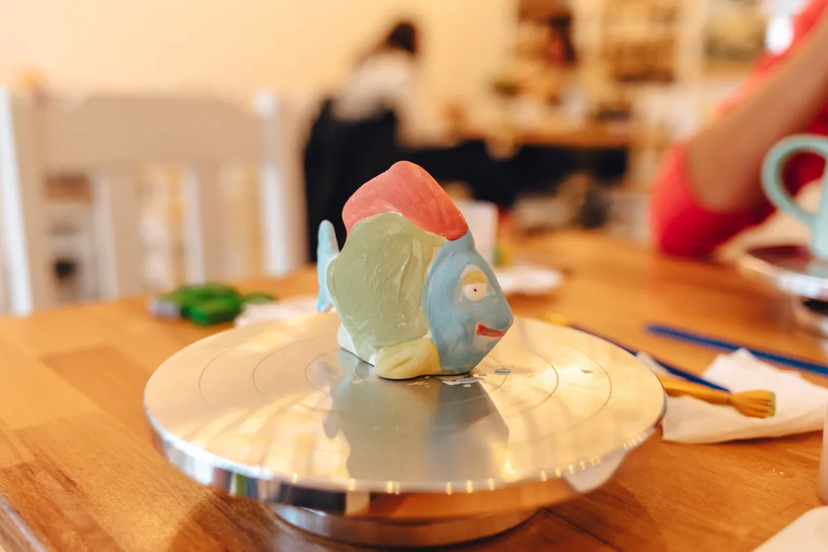 Sylt mit Kindern: Keramik bemalen