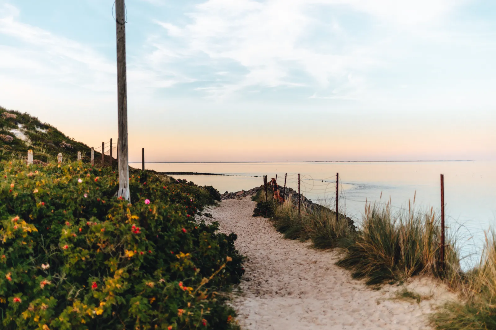 Ein Spaziergang auf dem Wattuferweg in Hörnum