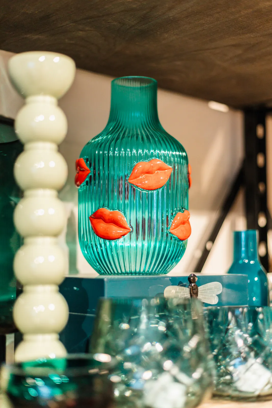 Living & Home Sylt Vase Kussmund