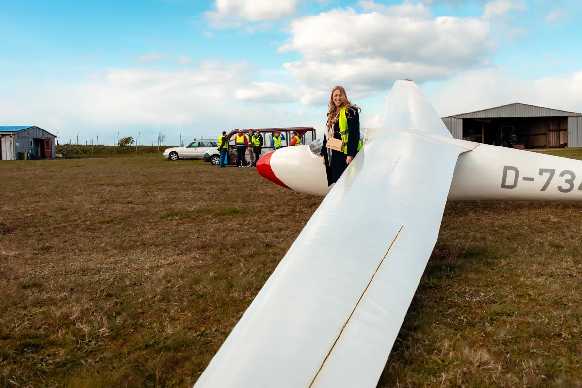 Rundflug über Sylt: Sylt Fräulein Segelflug