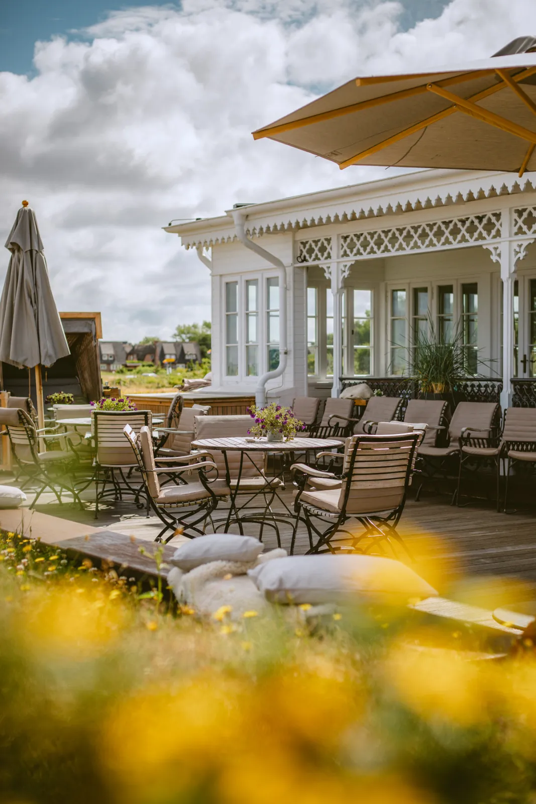 Hotel Fährhaus Sylt Munkmarsch Terrasse
