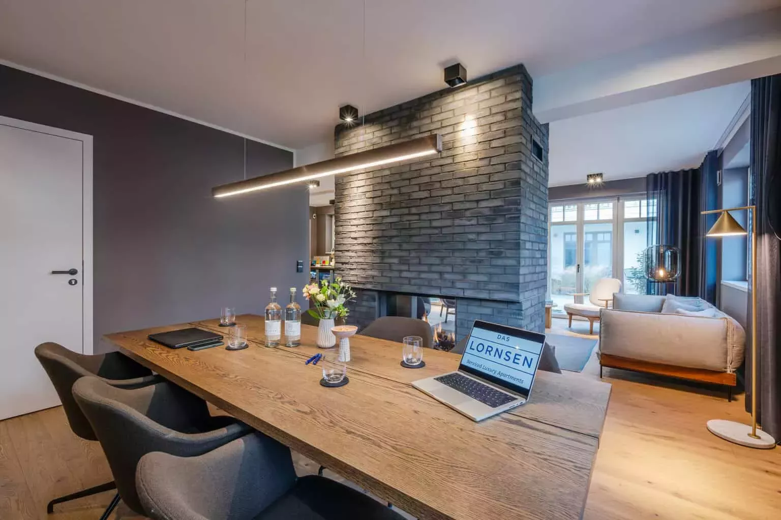 Das Lornsen Apartments Lounge Arbeitsbereich