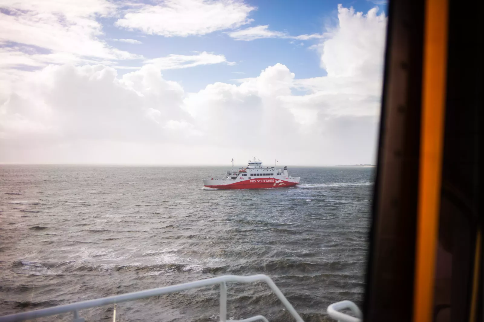 Syltfähre Anreise Auf dem Wasser