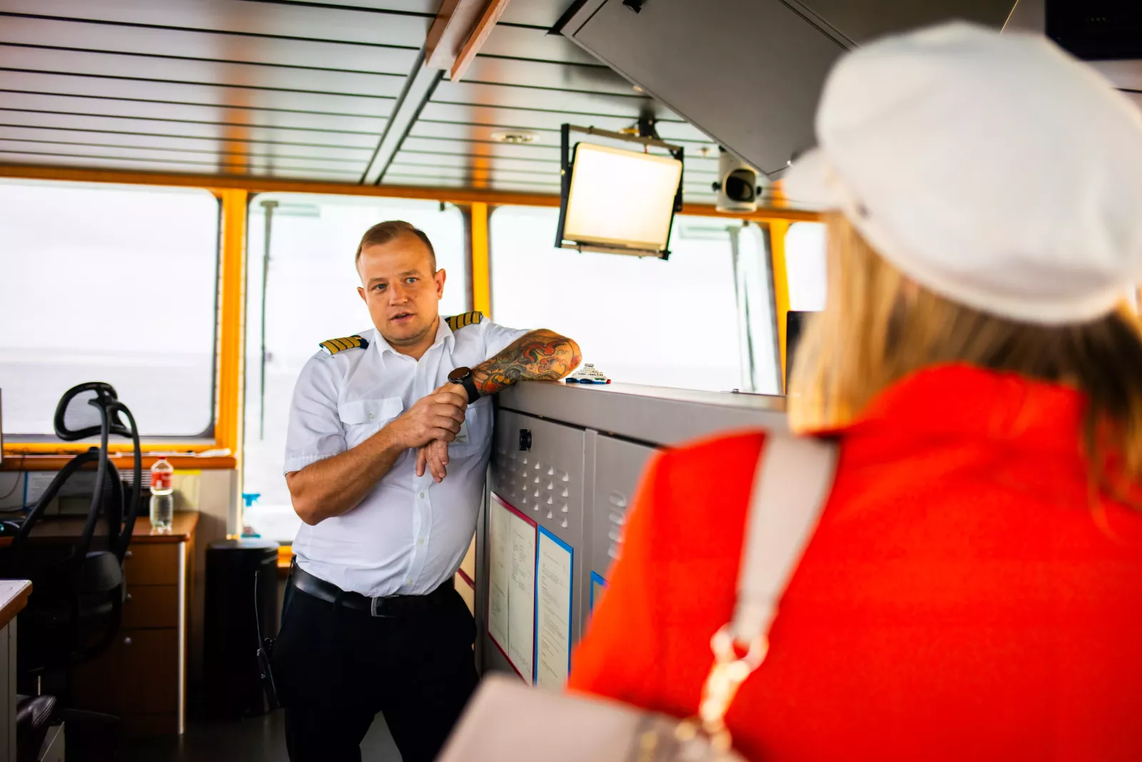 Syltfähre Anreise Kapitän Brücke