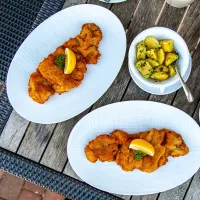 Kleine Küchenkate Keitum Schnitzel