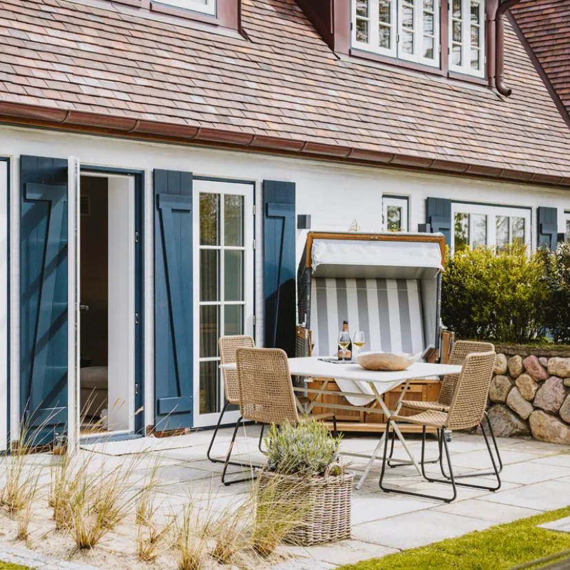 Ferienhaus Wenning35 in Wenningstedt: Terrasse