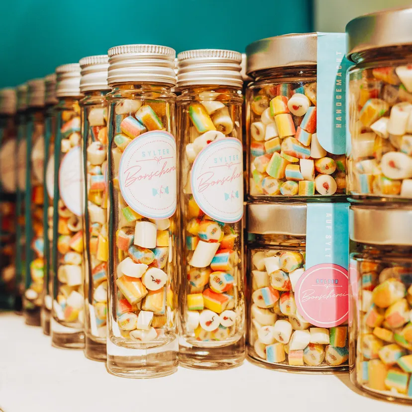 Bonscherei Rantum: Bonbondosen Nahaufnahme