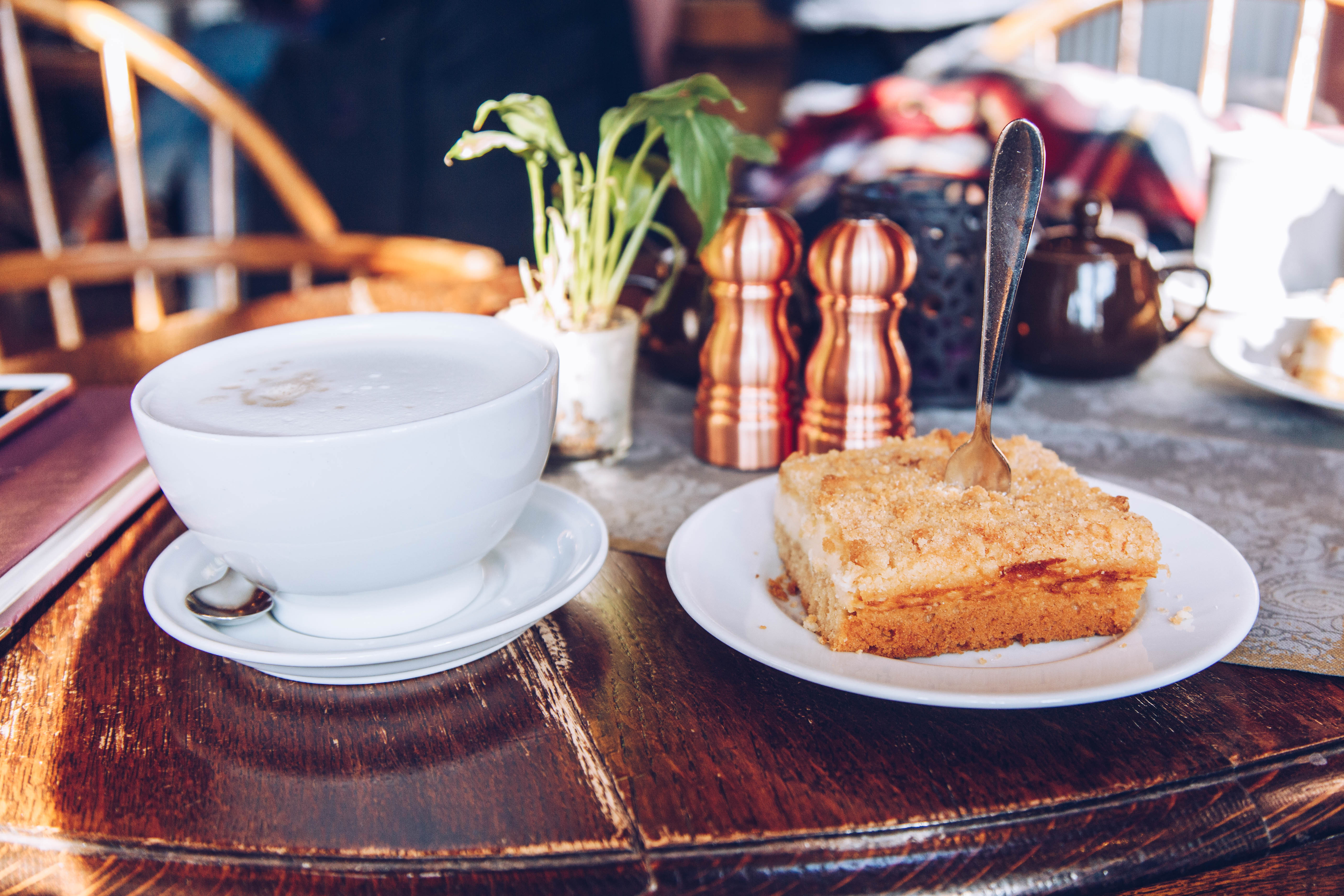 Cafés auf Sylt: Käsekuchen in der Kupferkanne in Kampen