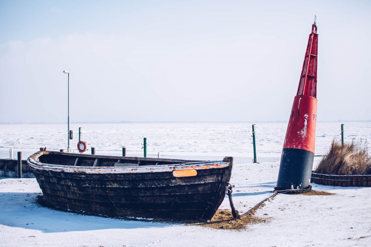 Sylt im Winter: Am Hafen von Munkmarsch