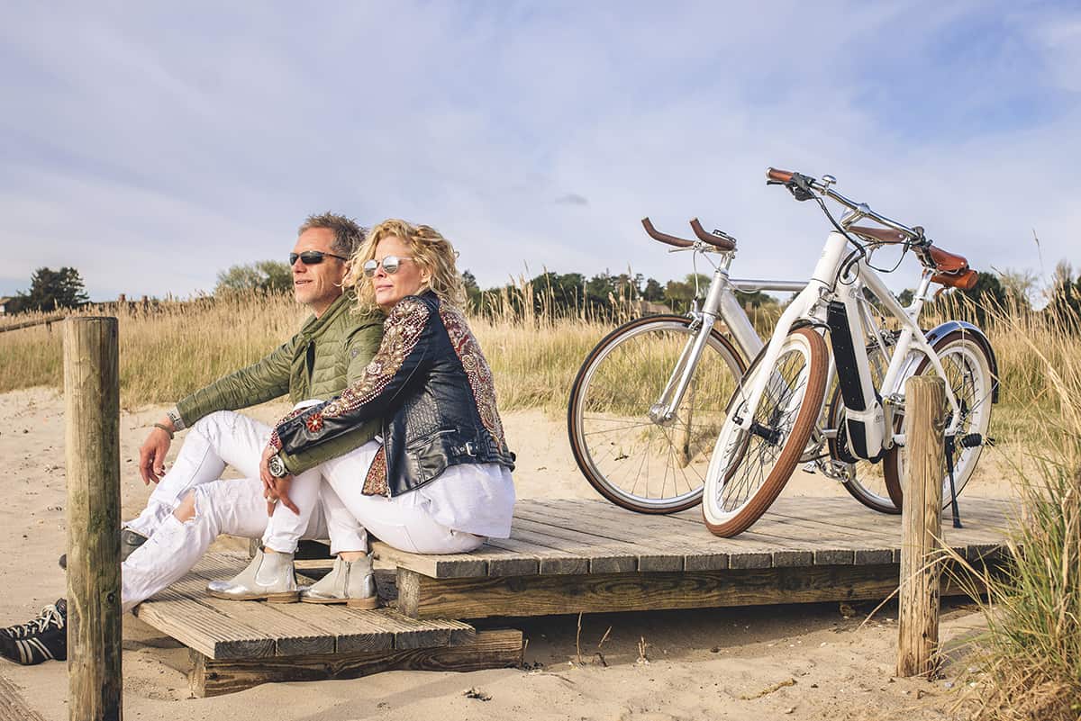 Uli und Susanne von der Ebike Sturmflotte in Westerland