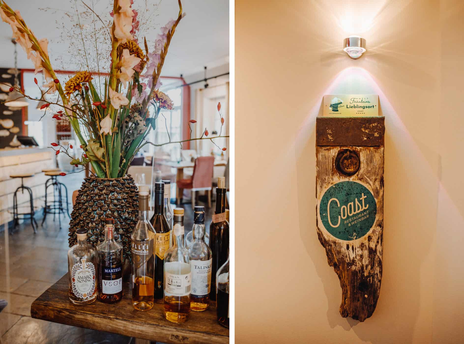 Restaurant & Weinbar Coast: Kreative Küche von Land und Meer