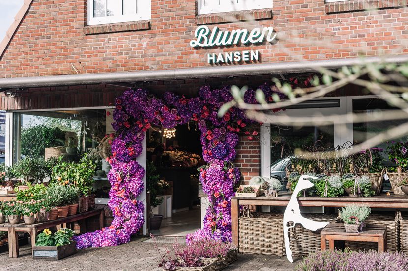 Tauche ein ins Blütenmeer von Blumen Hansen Sylt Fräulein
