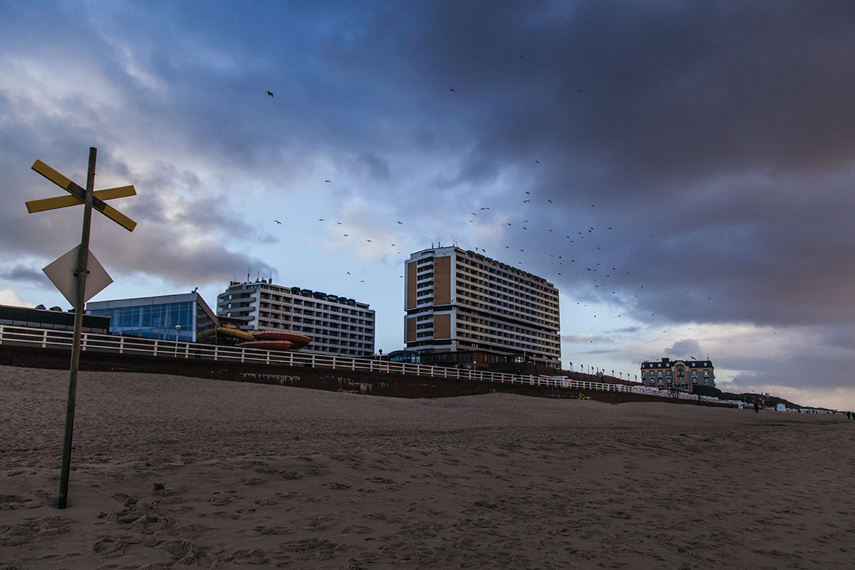 Regen auf Sylt: Westerland Kurzentrum