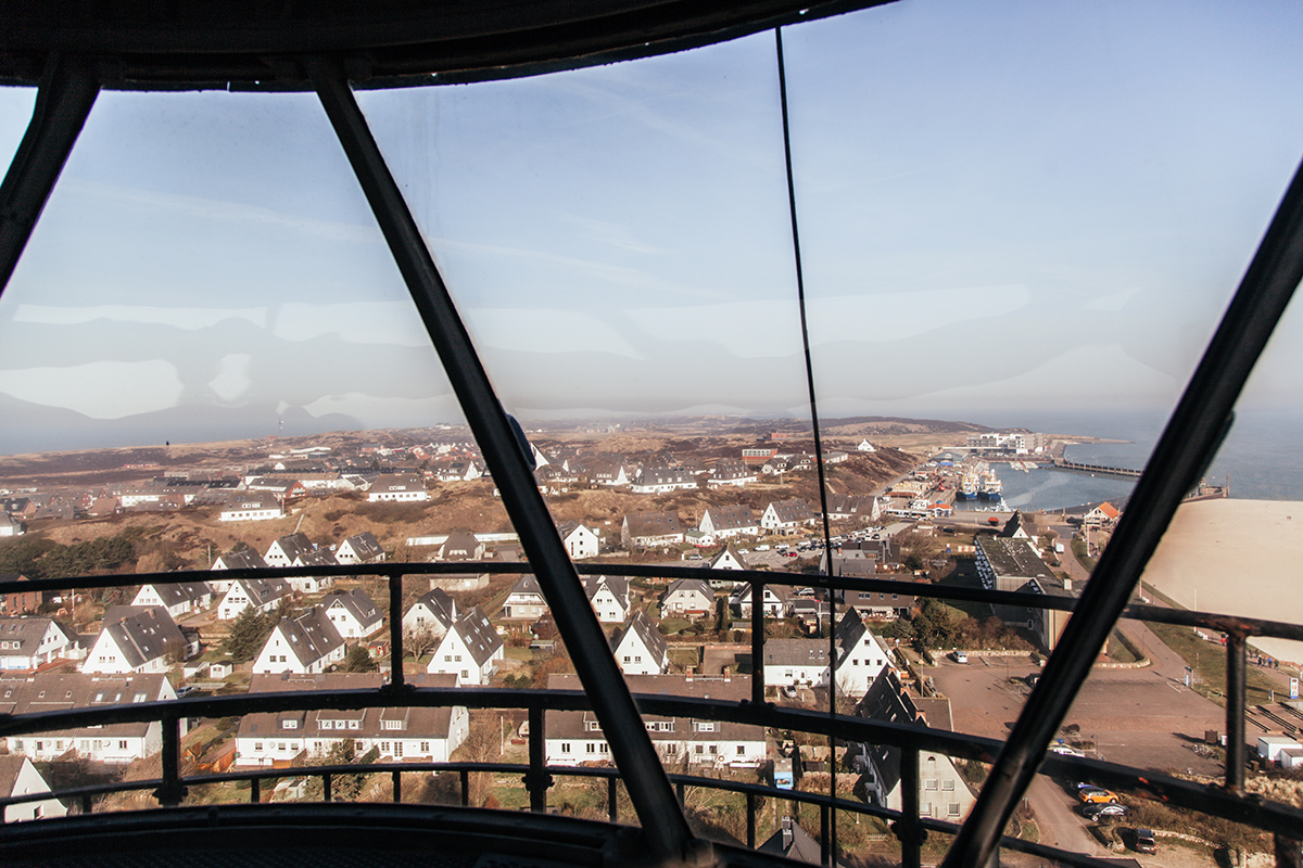 Die Aussicht von der Galerie des Hörnumer Leuchtturms