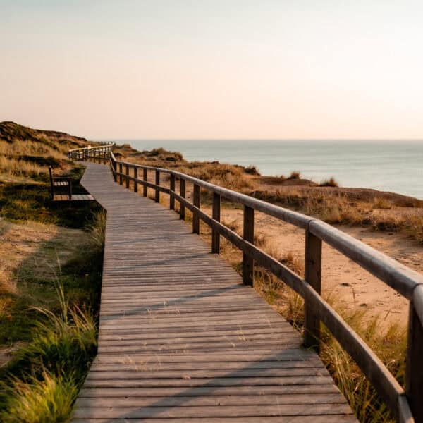Rotes Kliff in Kampen Holzweg