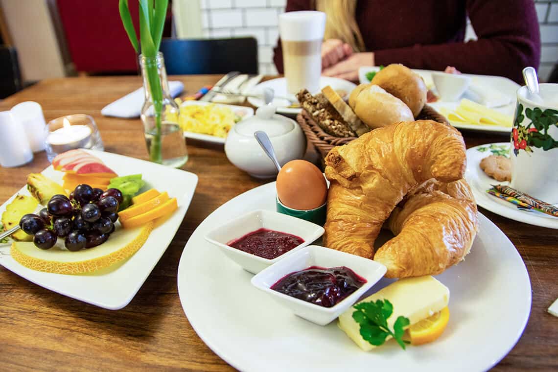 Frühstück im Café Ingwersen in Morsum 