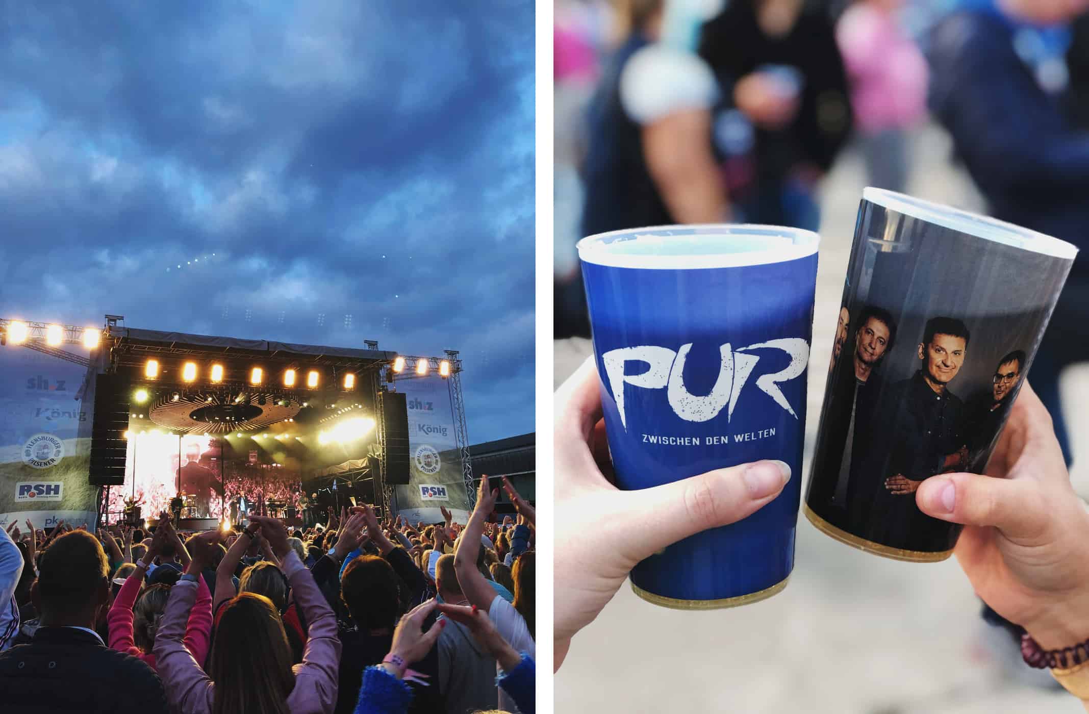 Open-Air Konzert mit PUR auf Sylt