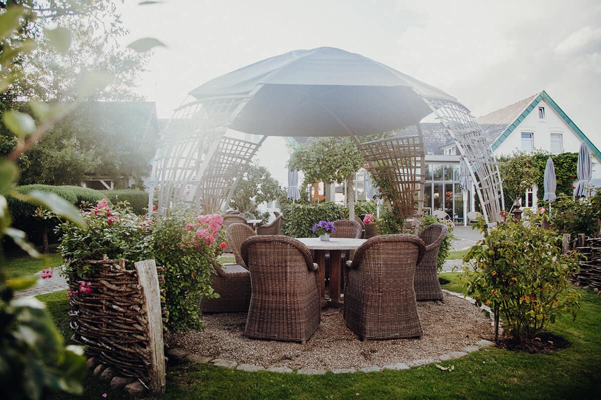 Cafés auf Sylt: Café Ingewersen in Morsum mit Garten