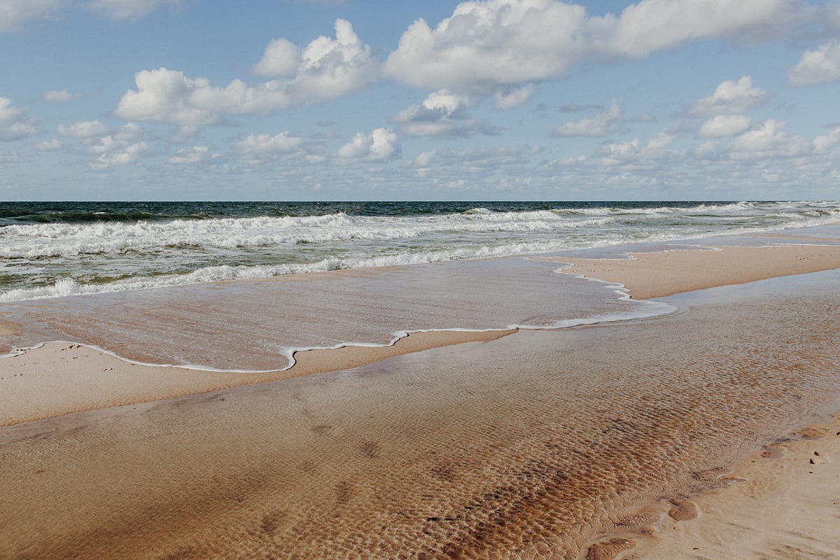 Kampen Sylt Strand Nordsee September