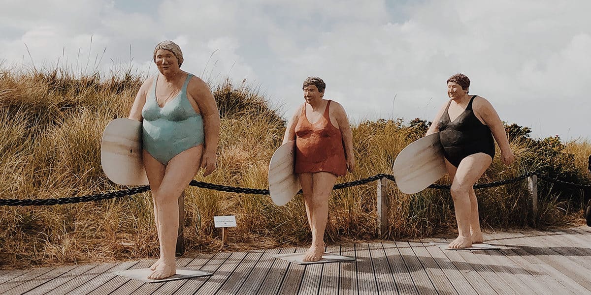 Kunstfiguren Alltagsmenschen Sylt Wenningstedt