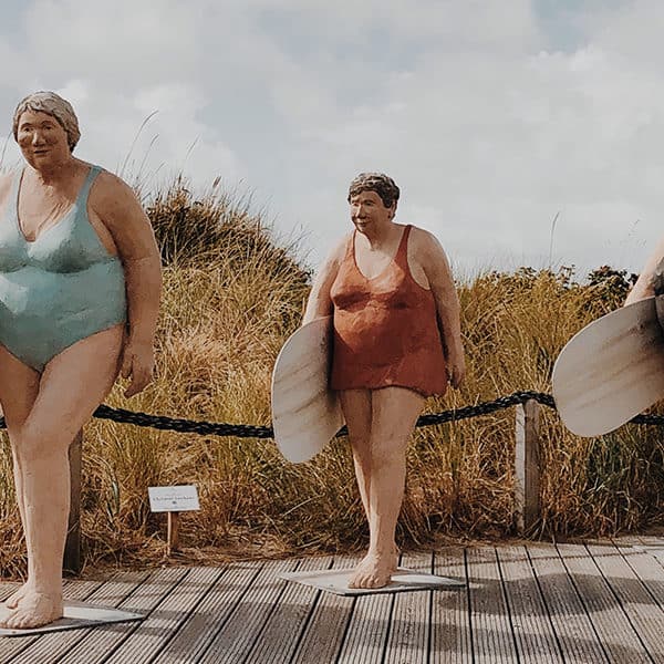 Kunstfiguren Alltagsmenschen Sylt Wenningstedt
