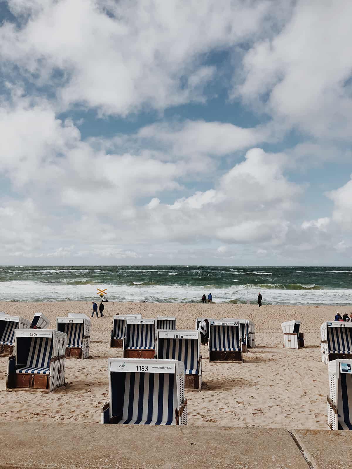 Strand Westerland Sylt September