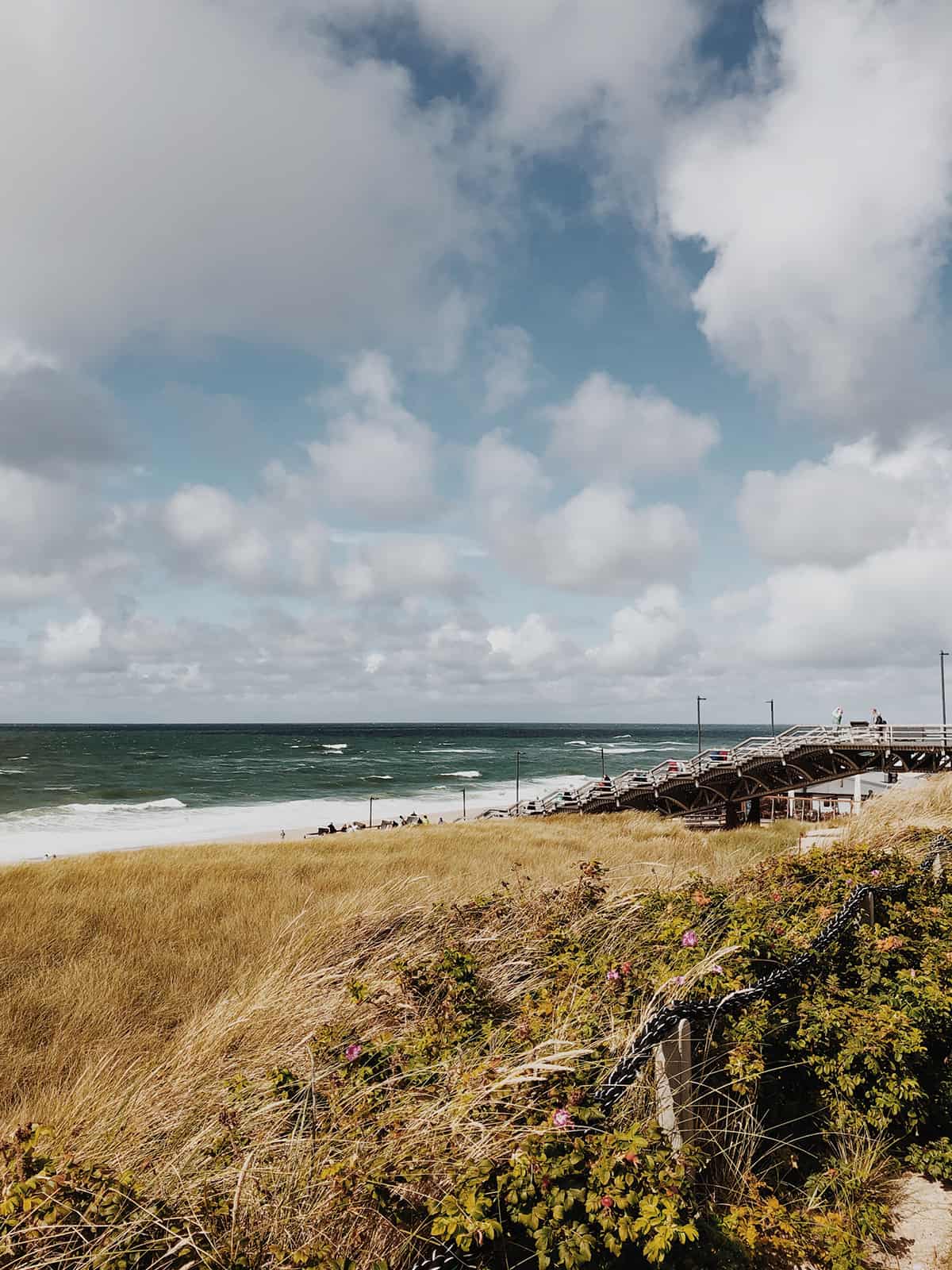 Wenningstedt Sylt Strandpromenade Seebrücke