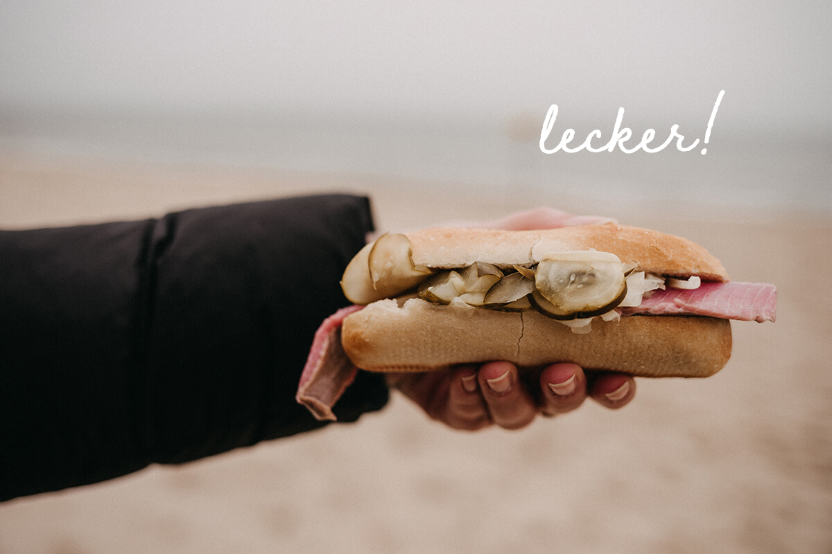 Die besten Fischbrötchen auf Sylt: Salat Kogge