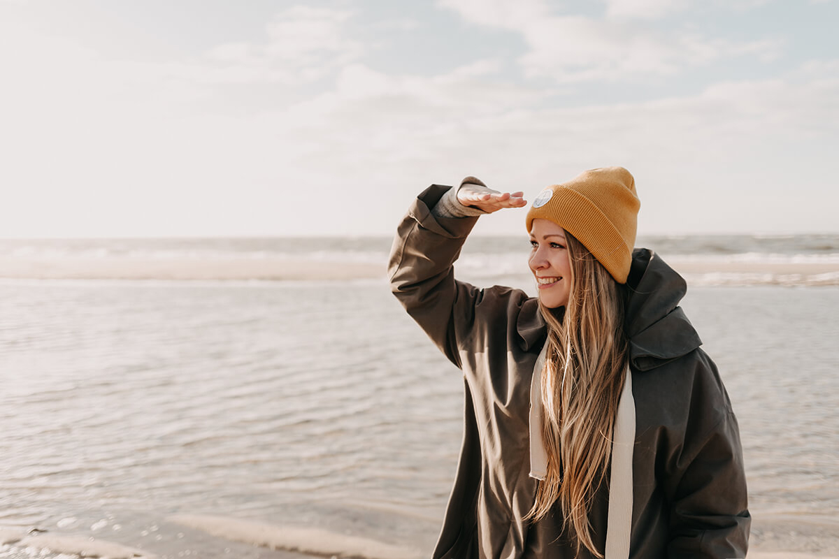 Sylt Fräulein Finja Schulze am Strand