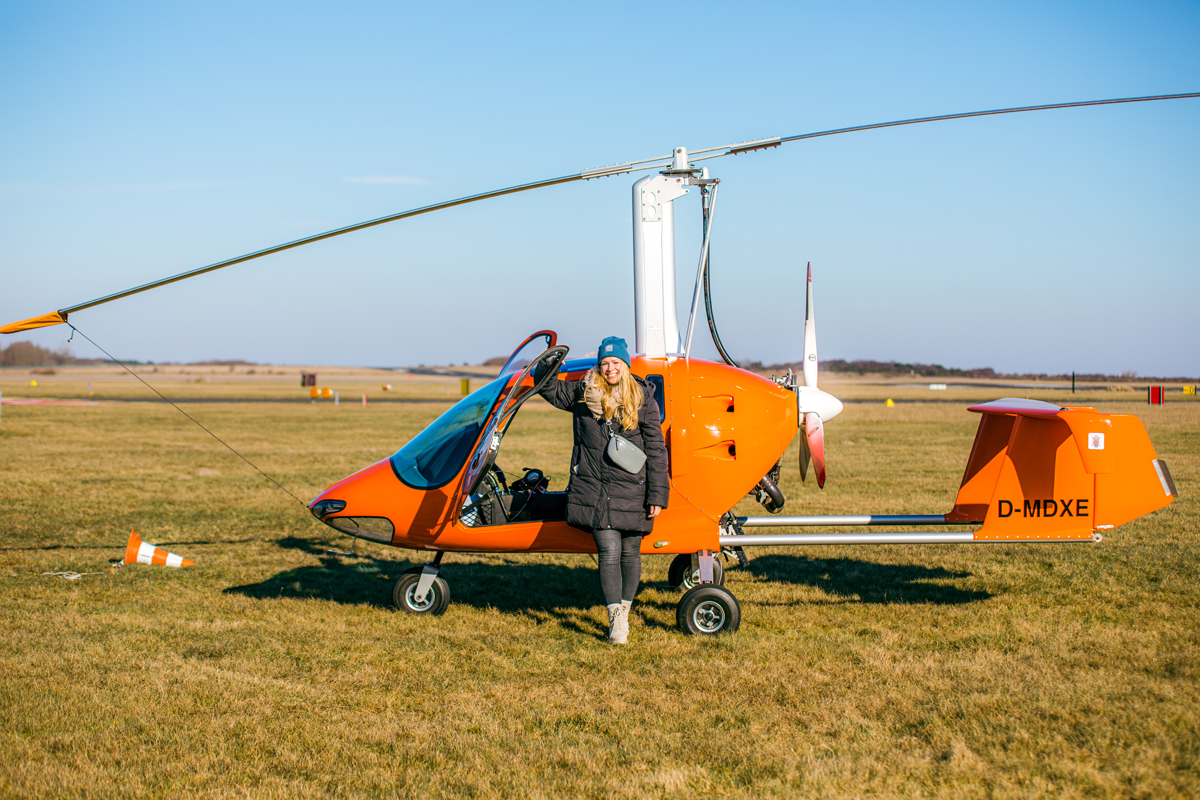 Tipps Tinnum Sylt: Rundflug mit dem Gyrocopter 