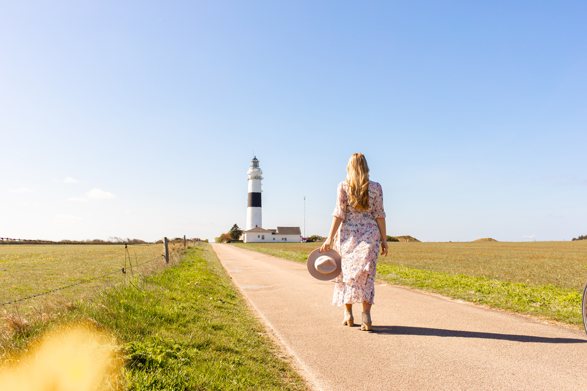 Leuchttürme auf Sylt: Kampen schwarz-weiss