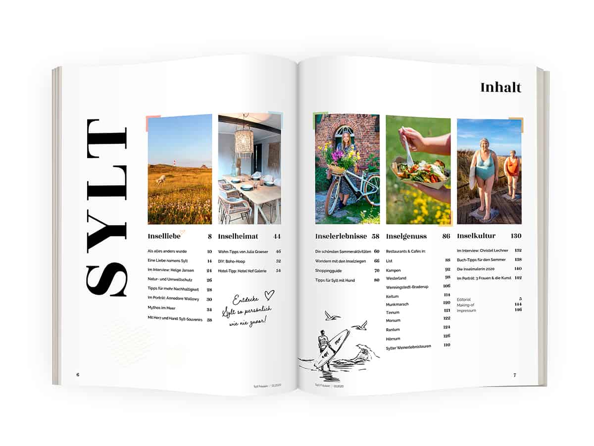 Sylt Fräulein Magazin Inhalt