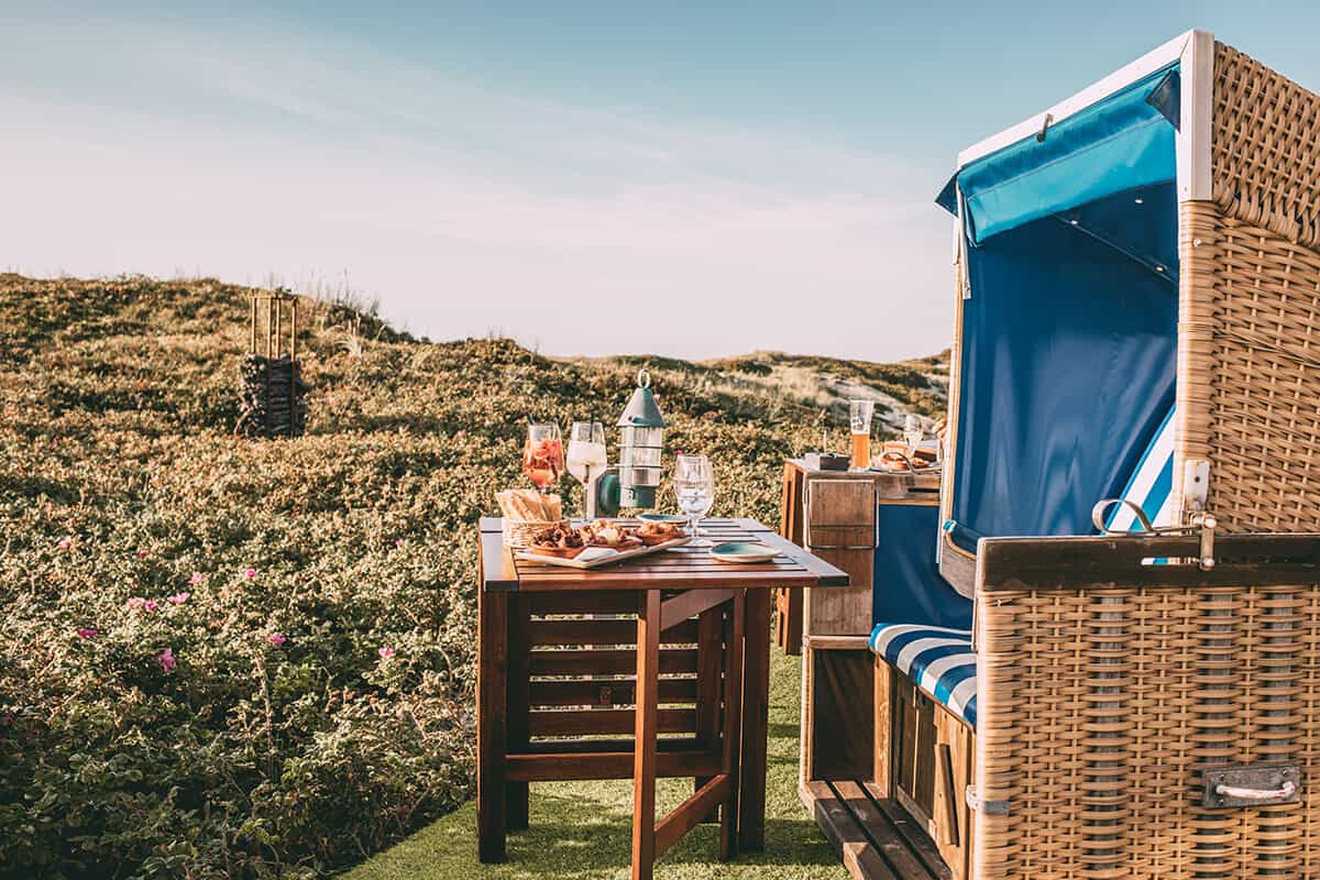 Strandmuschel Rantum Restaurant am Hauptstrand