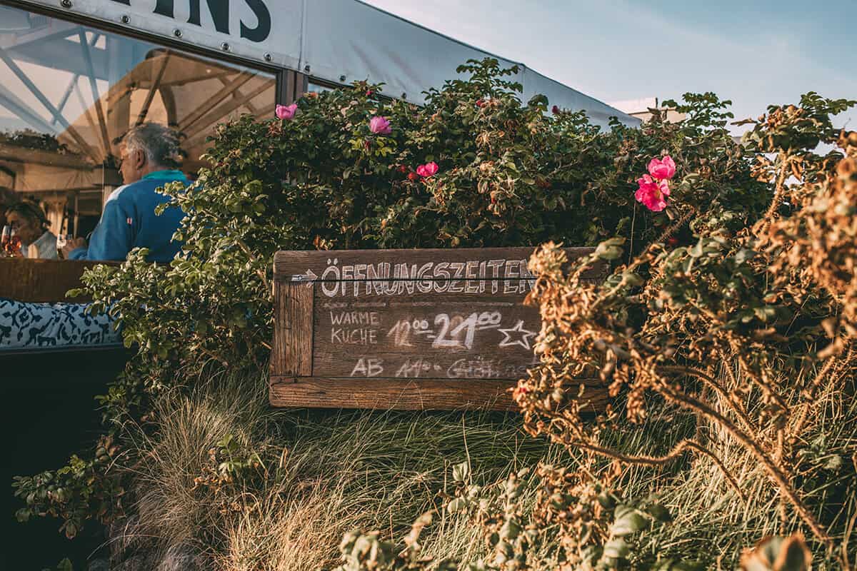 Strandmuschel Rantum Restaurant am Hauptstrand