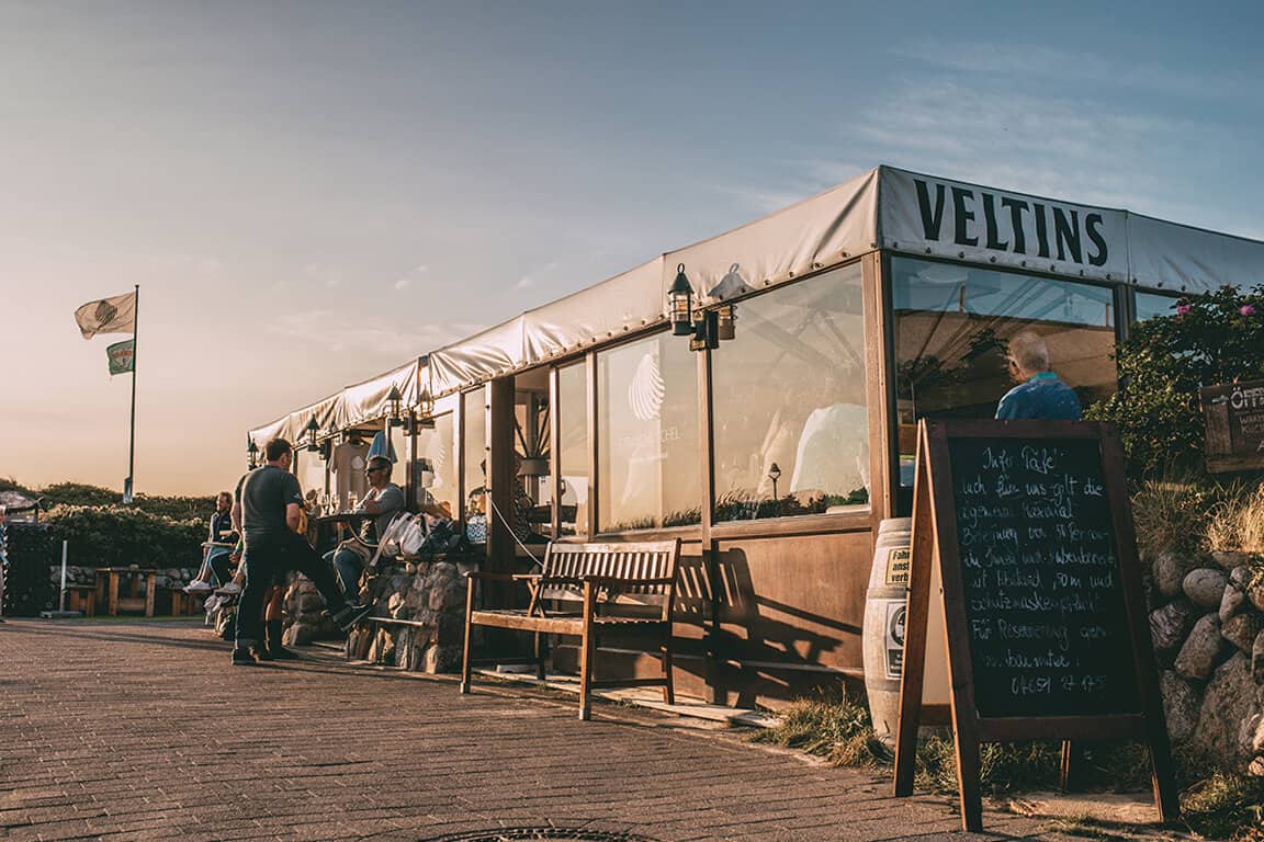 Strandmuschel Rantum Restaurant am Hauptstrand