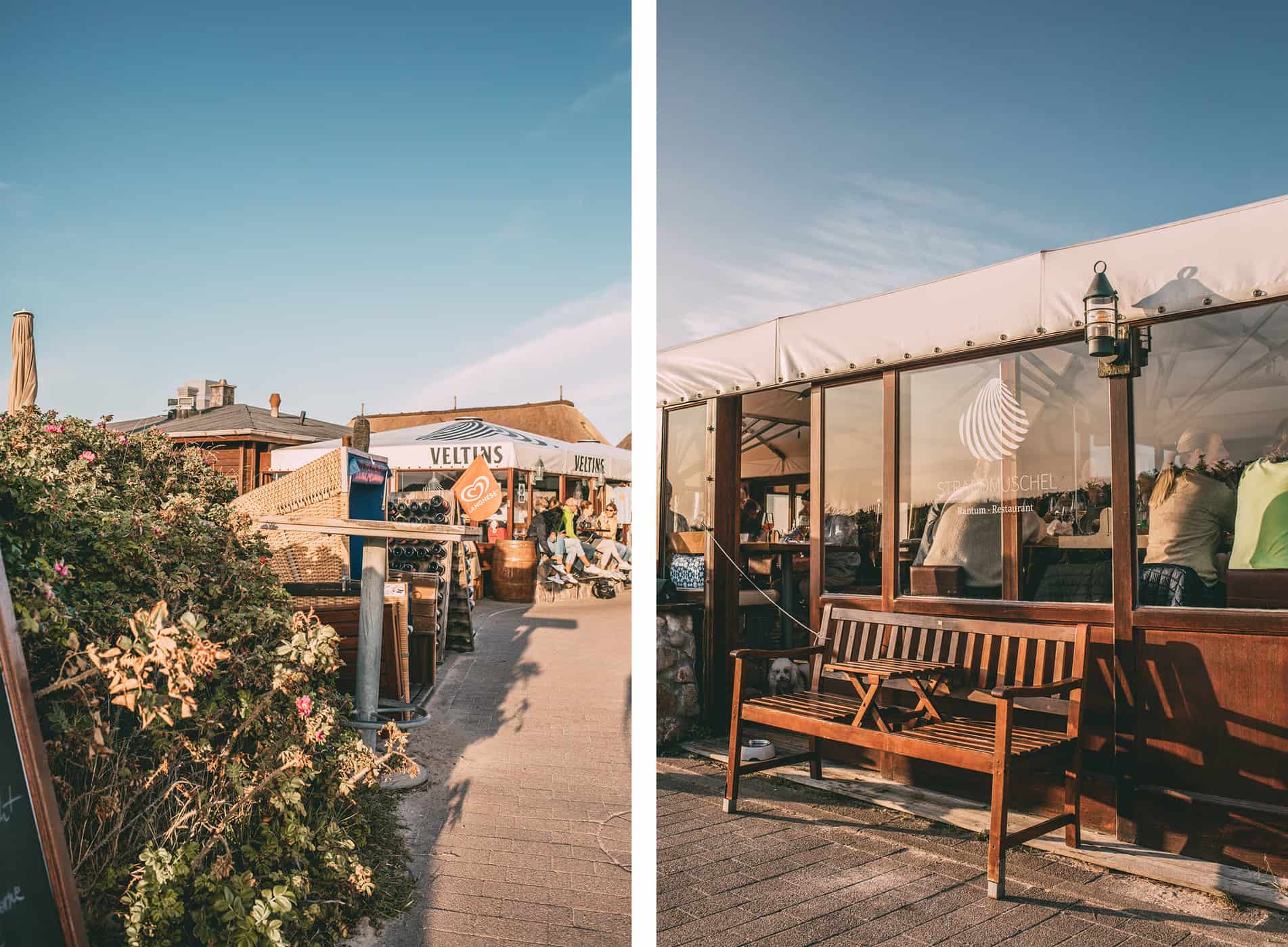 Strandmuschel Rantum Restaurant am Hauptstrand