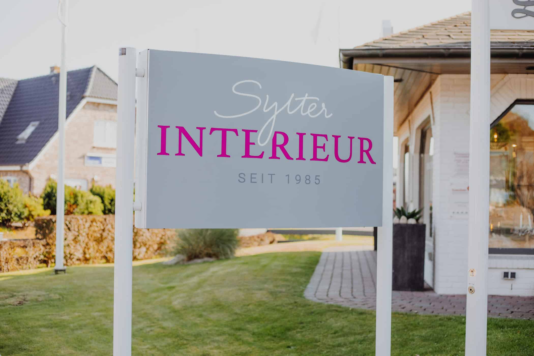 Sylter Interieur: Außenschild