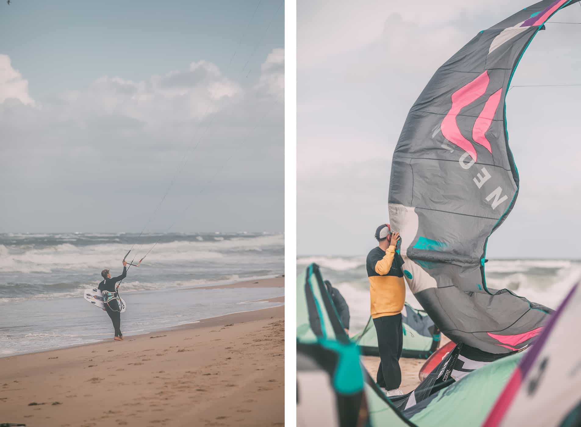 Sylt Fräulein auf dem Land Rover Kitesurf World Cup Sylt 2021