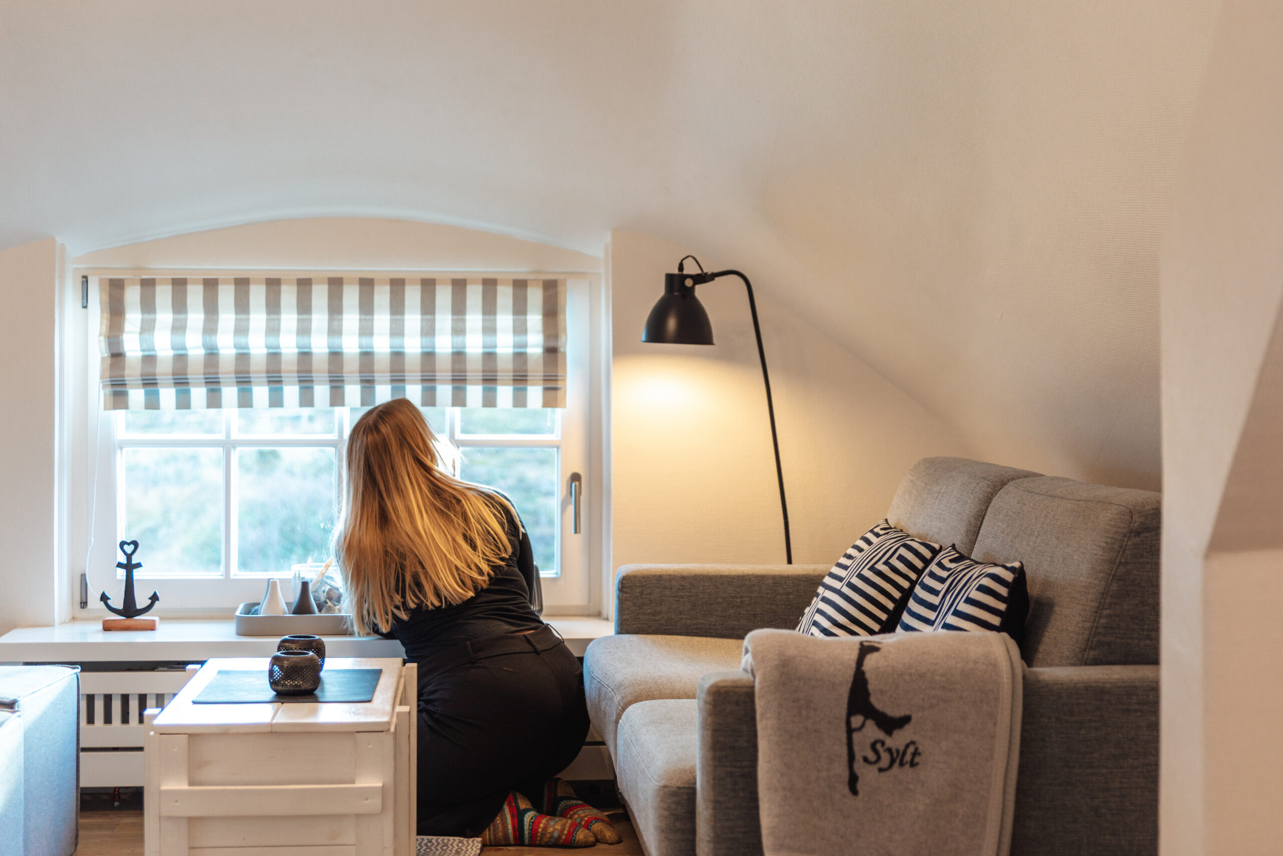 Ferienwohnung im Haus Rundblick: Hoch oben zwischen Watt und Meer