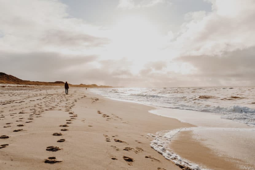 Strand in Rantum im Winter