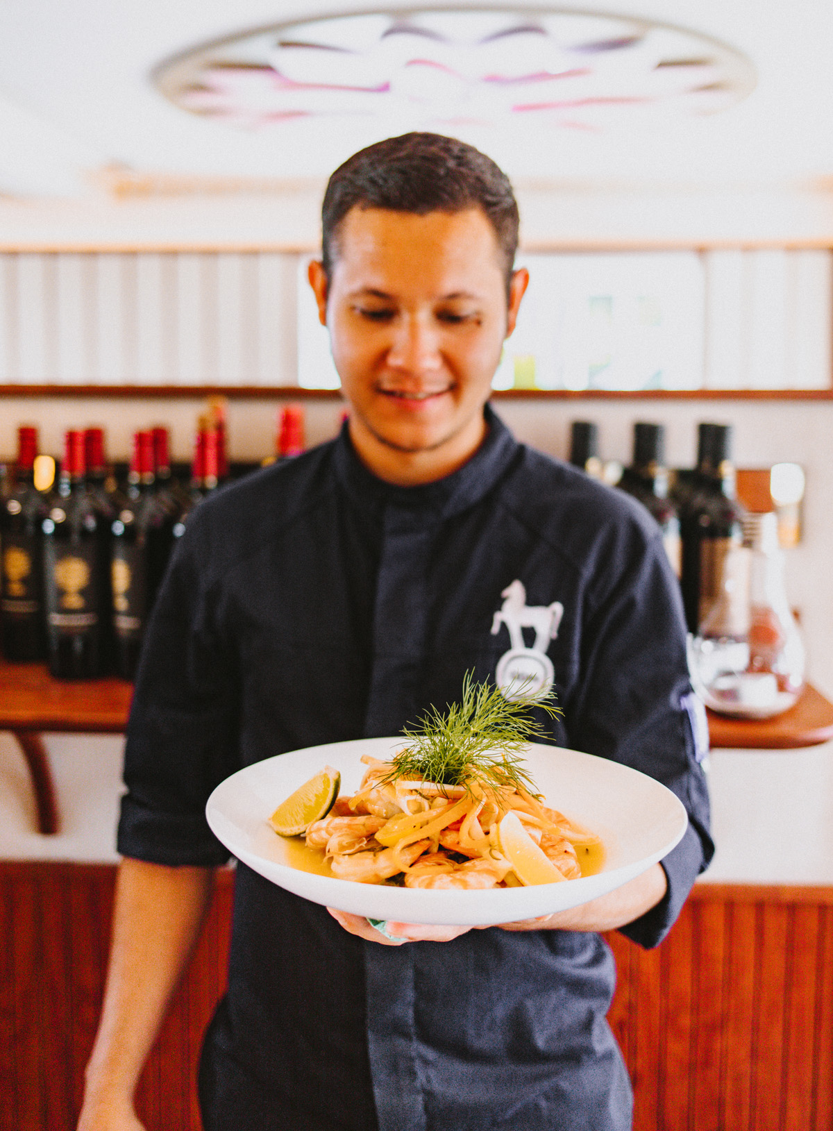 Odin Deli: Restaurant in Kampen auf Sylt: Riesengarnelen