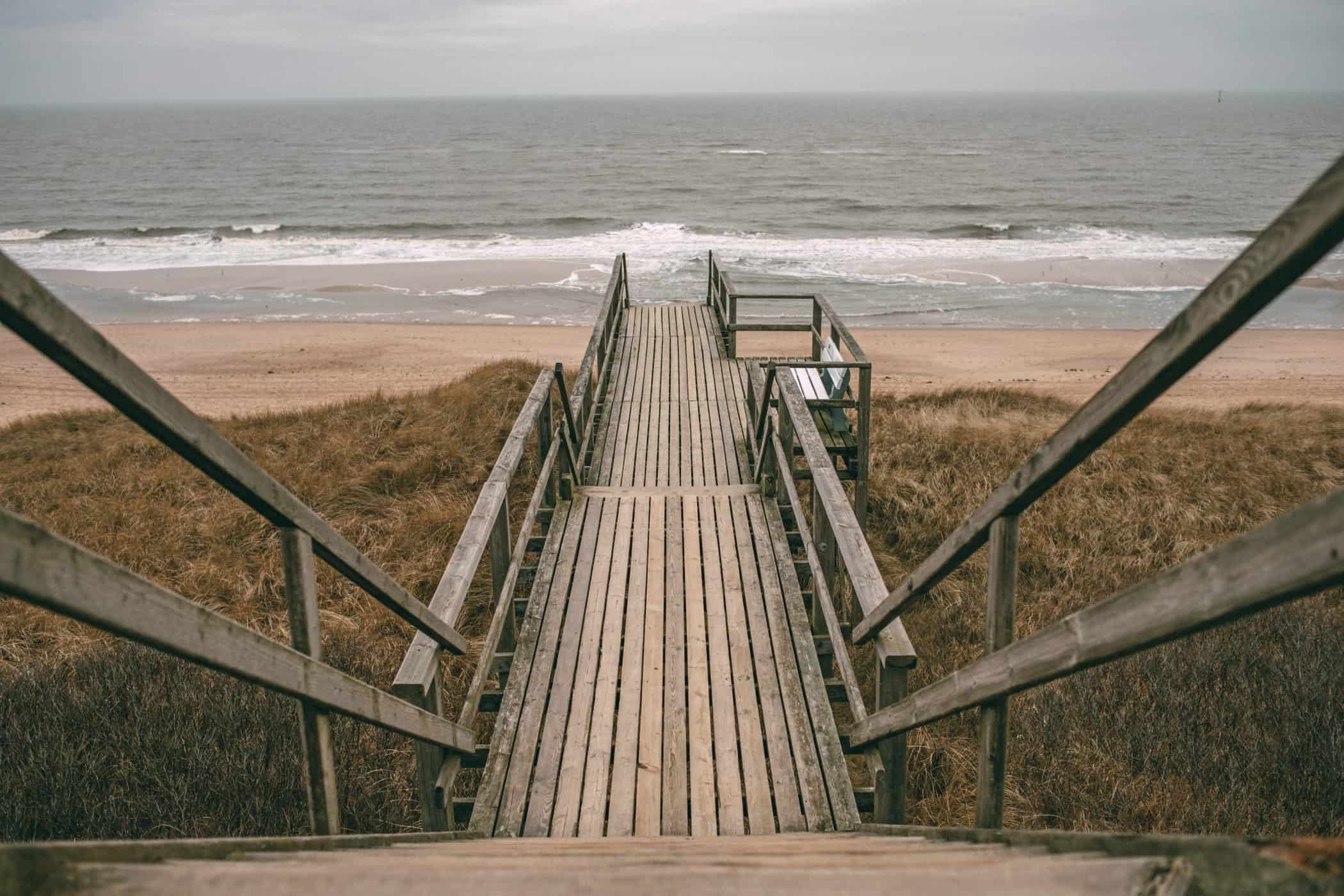 Steg Strand Westerland Sylt