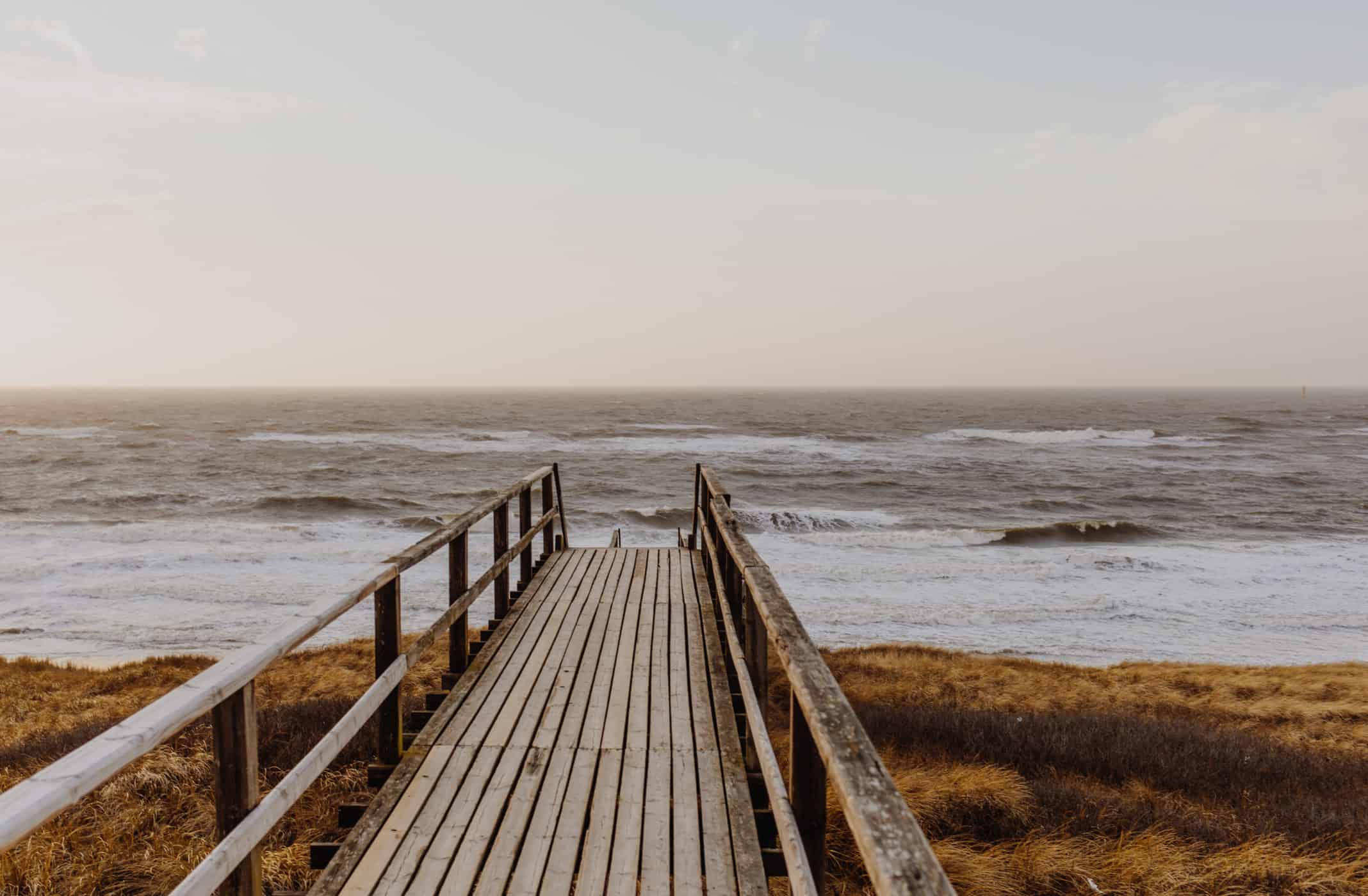 Steg zum Strand in Westerland 