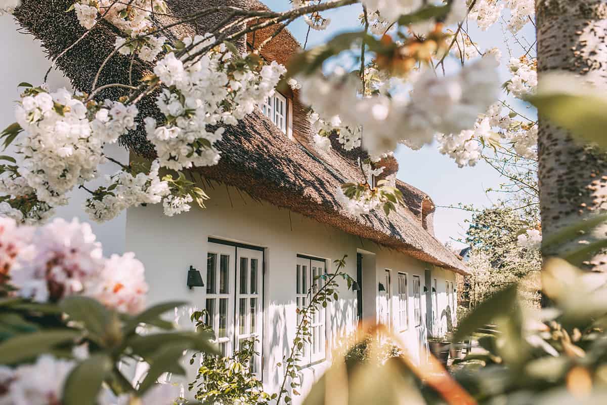 Sylt im April 2022: Keitum im Frühling