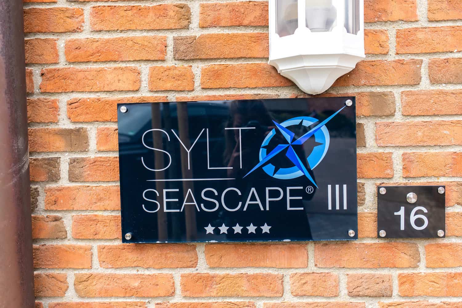 Sylt Seascape Schild Detail