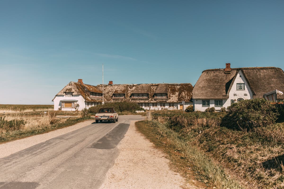 Straße zum Hotel Alte Strandvogtei