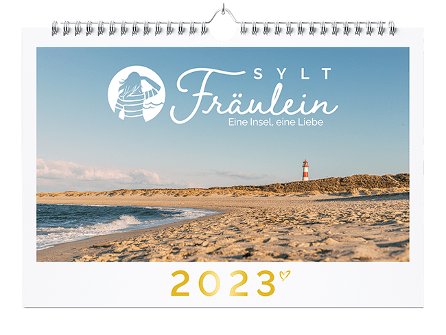 Sylt Fräulein Wandkalender 2023